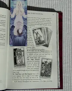 Tarot illustrations inside the book